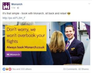 Vintage Monarch ad