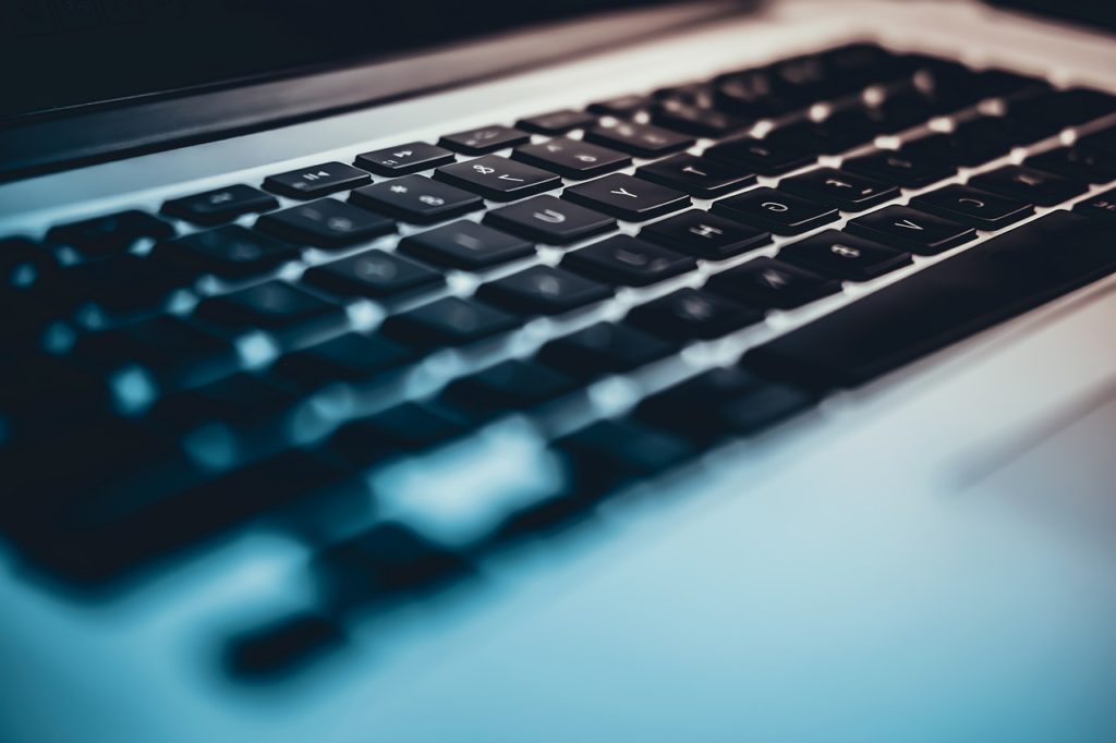 Close up of a computer keyboard