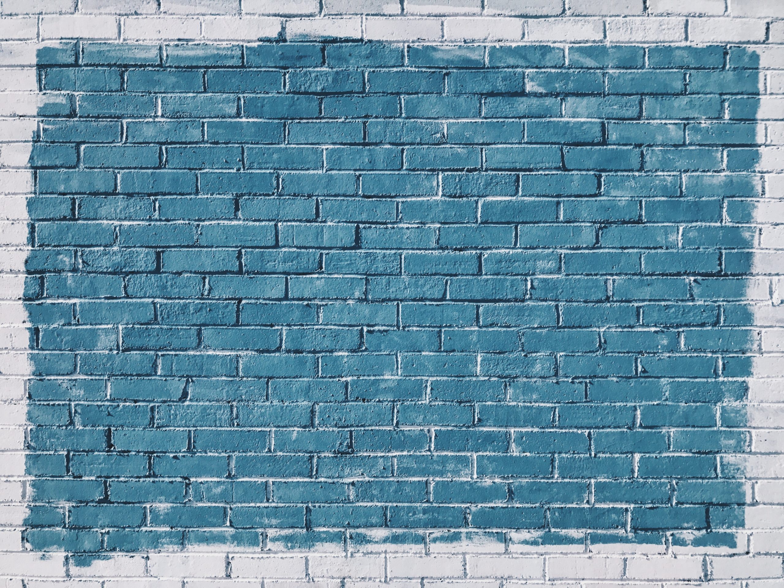 blue stone wall