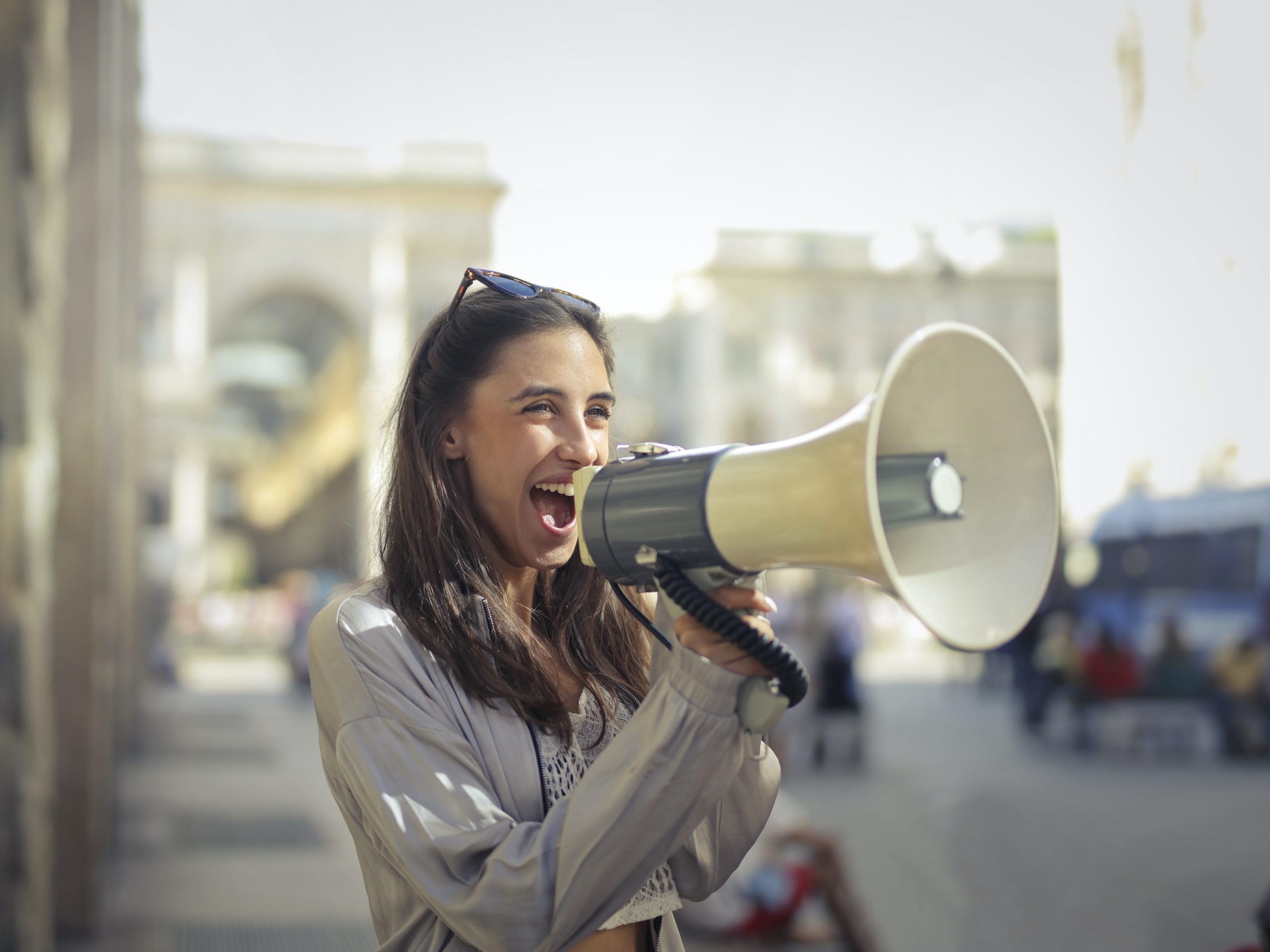 woman-with-megaphone