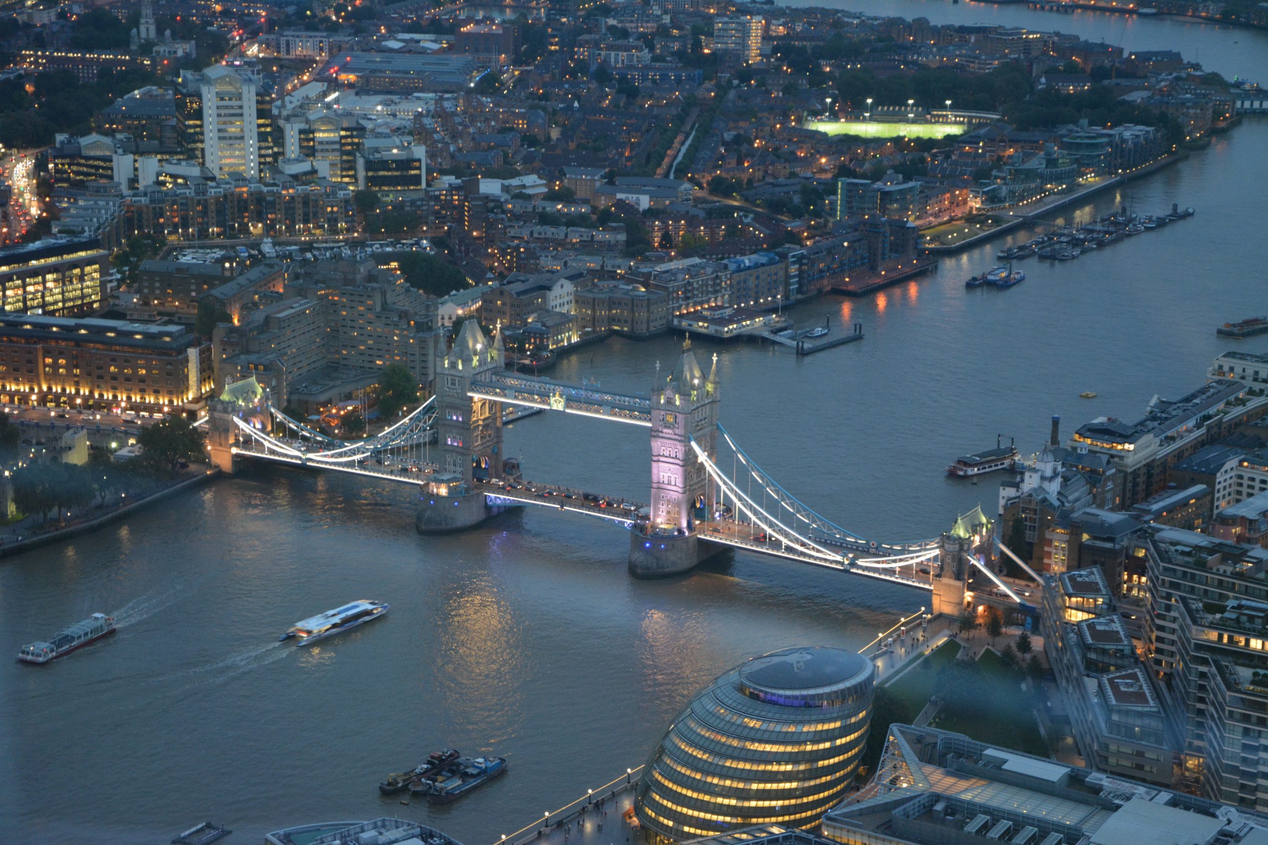 london aerial view